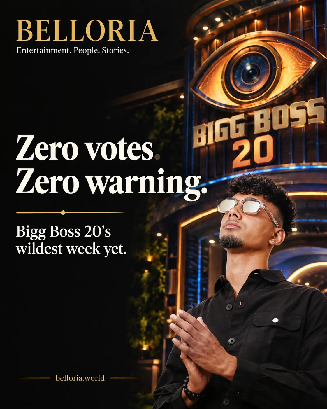 Bigg Boss 20 contestants Rohed Khan, Yung DSA, and ScoutOP during Week 2-3 drama