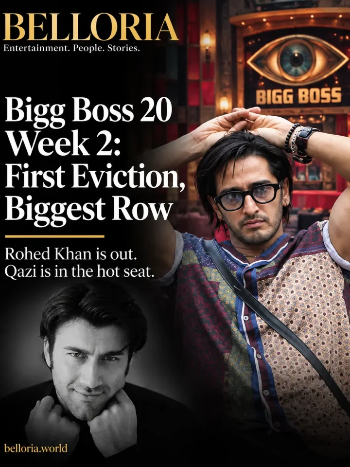 Bigg Boss 20's second week brings the first eviction and a growing controversy around Qazi Touqeer.