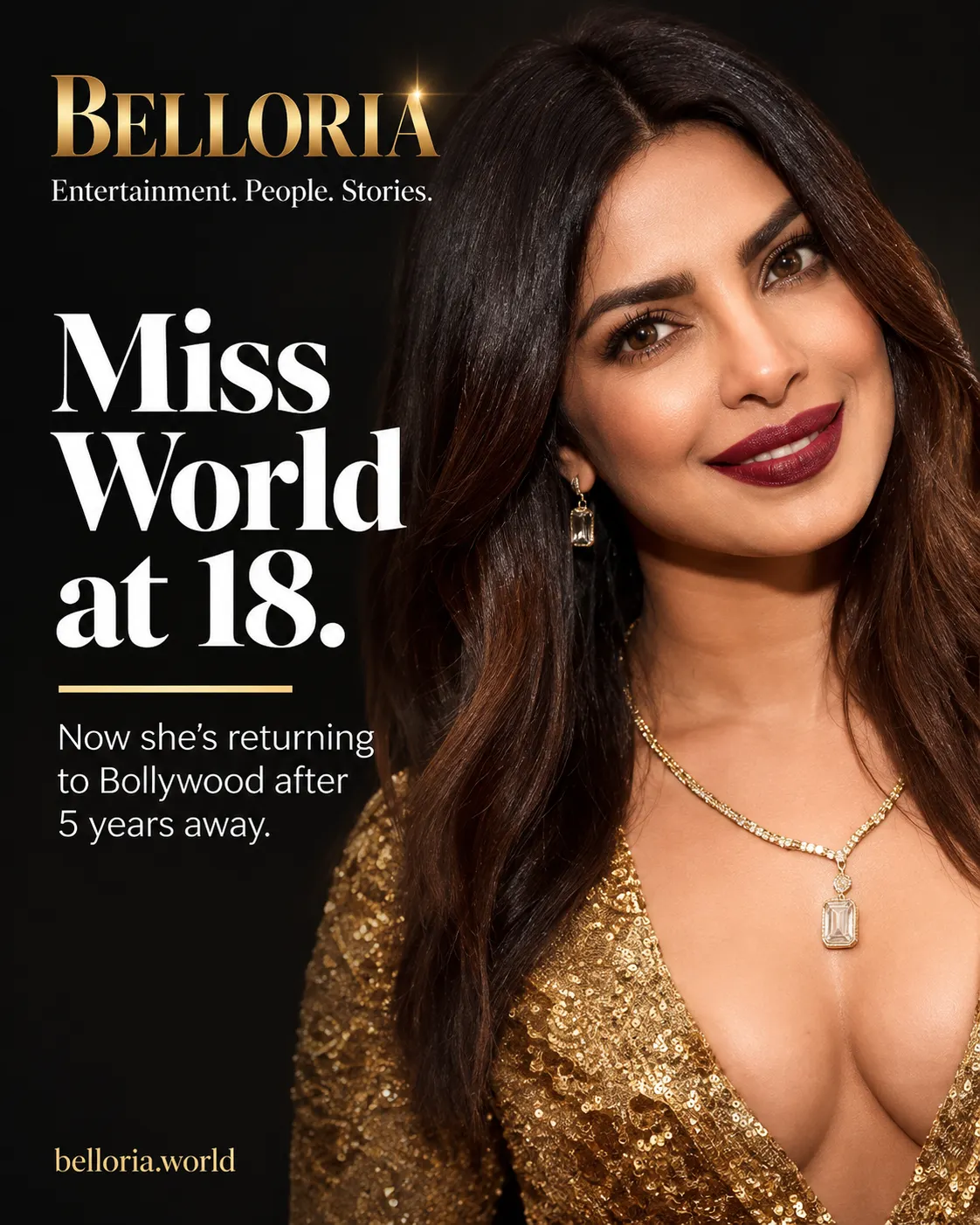 Priyanka Chopra Jonas, Bollywood and Hollywood actress, returning to Hindi cinema with Varanasi