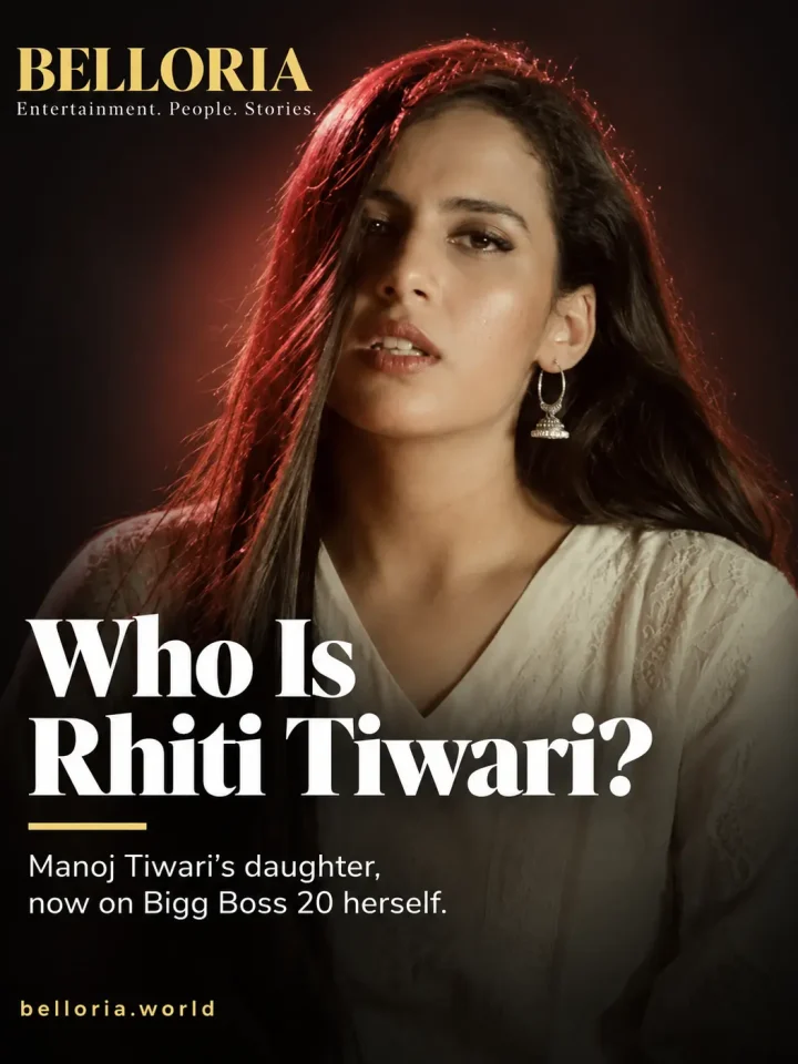 Belloria editorial portrait of singer and Bigg Boss 20 contestant Rhiti Tiwari