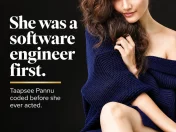 Taapsee Pannu, Bollywood actress known for Pink, Thappad, and Gandhari