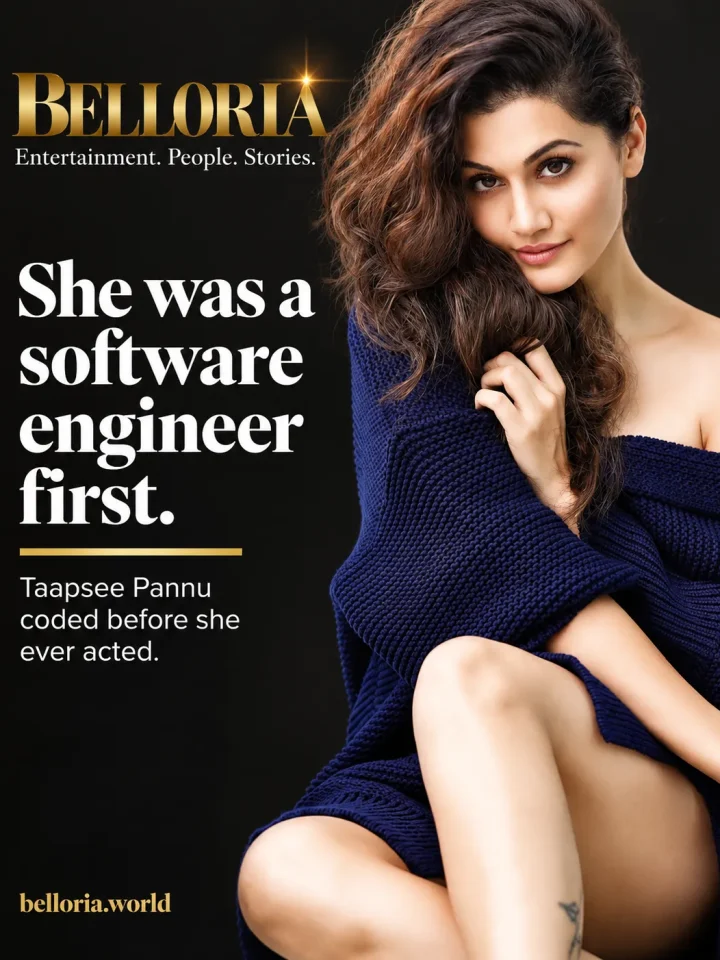 Taapsee Pannu, Bollywood actress known for Pink, Thappad, and Gandhari