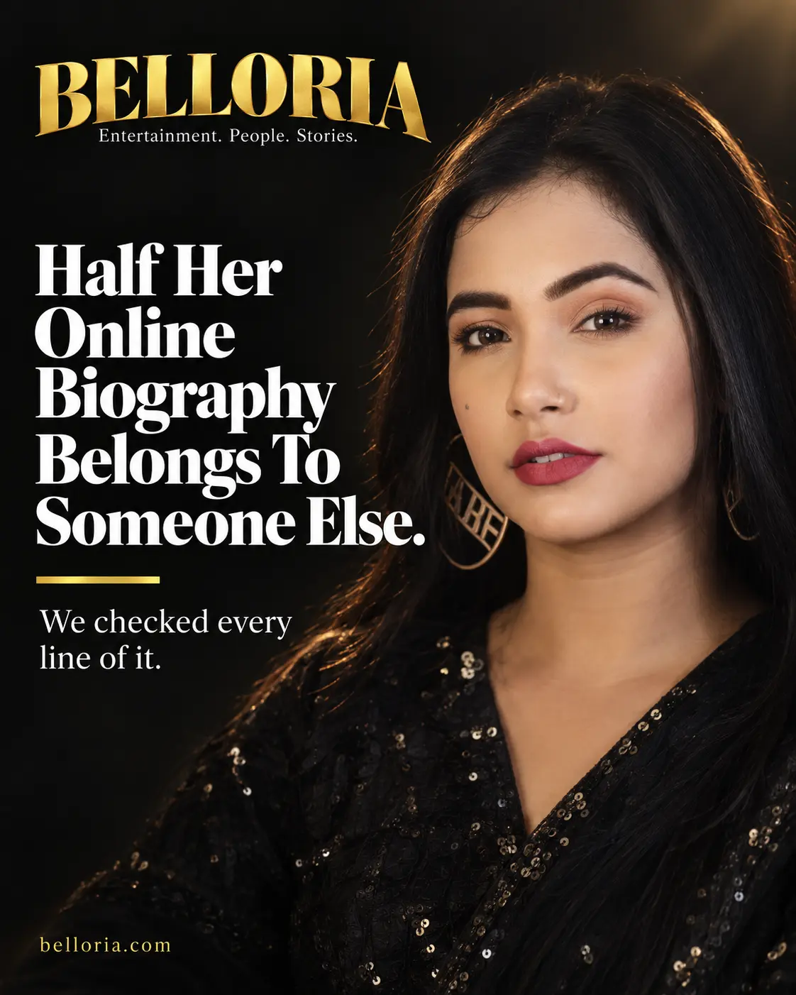 Belloria editorial illustration of an empty film set, for a career profile of Bhojpuri actress Trisha Kar Madhu