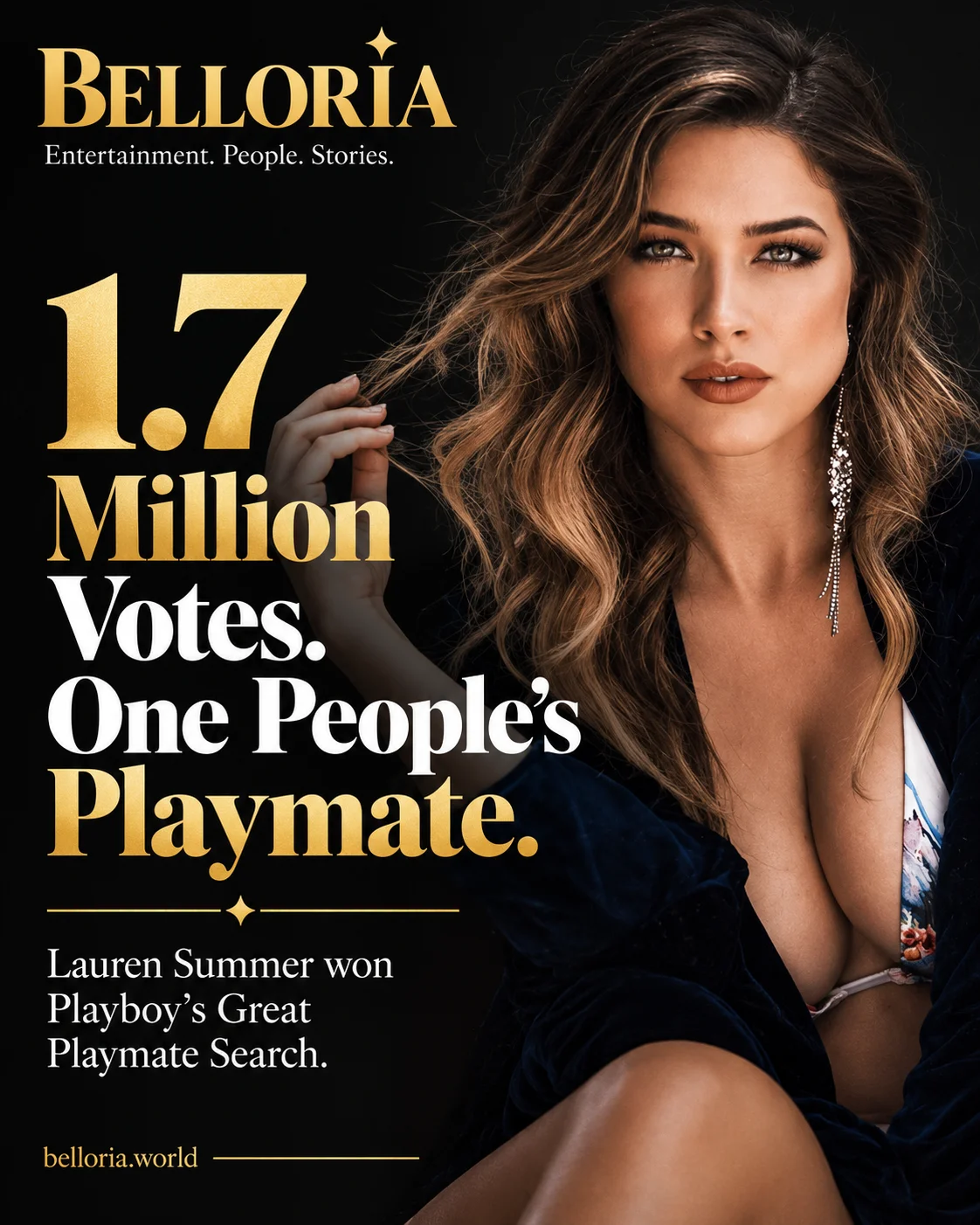Lauren Summer, winner of Playboy's Great Playmate Search