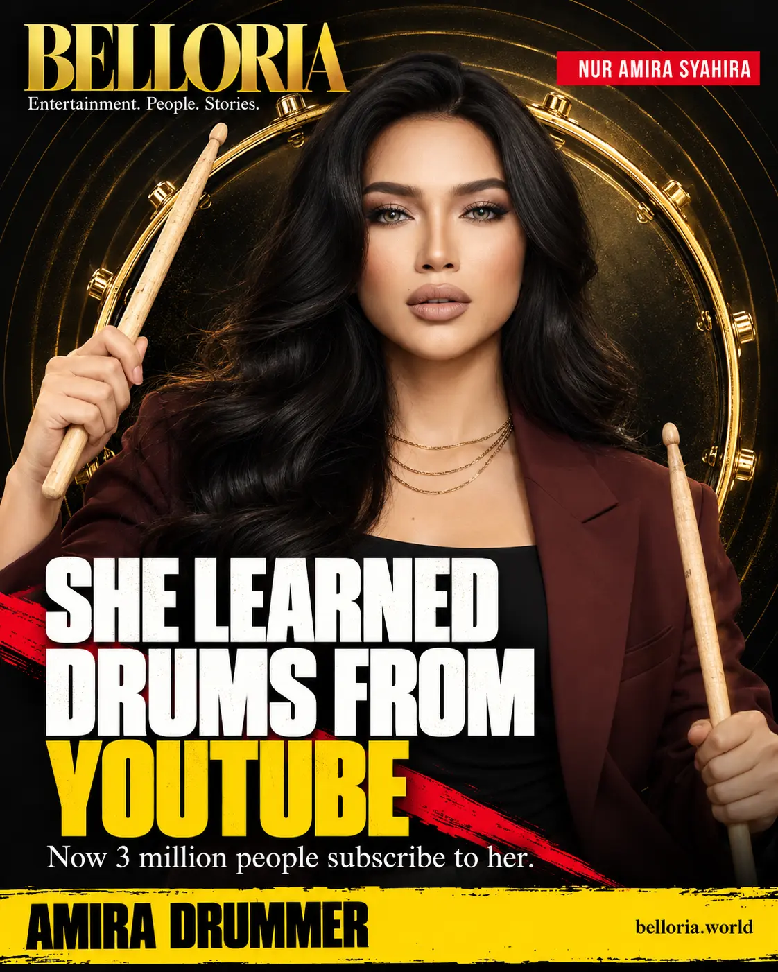 Nur Amira Syahira: From Drum Covers to Latin Pop